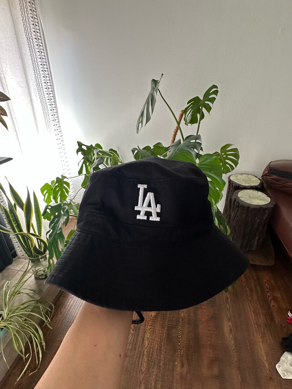 47 Brand Black LA Bucket Hat for Kids